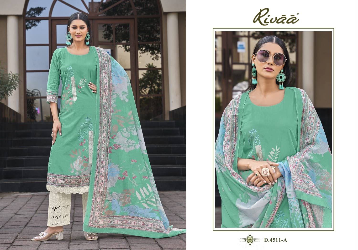 LUCY VOL 2 By RIVAA Stylish Beautiful Colourful Pure Italian Lawn Dresses At Wholesale Price